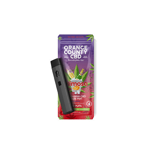 Orange County CBD 600 mg CBD Vape jetable - 1 ml 700 bouffées