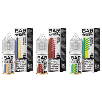 10mg Bar Series Blends Nic Salts - 10ml (50VG/50PG) - Shop Now at  Sweet Geez Vapes