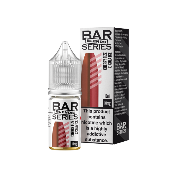 10mg Bar Series Blends Nic Salts - 10ml (50VG/50PG) - Shop Now at  Sweet Geez Vapes