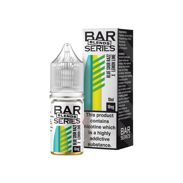 10mg Bar Series Blends Nic Salts - 10ml (50VG/50PG)