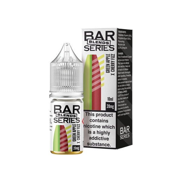 Serie de barras de 20 mg que mezcla sales de nic de 10 ml (50 VG/50 PG)