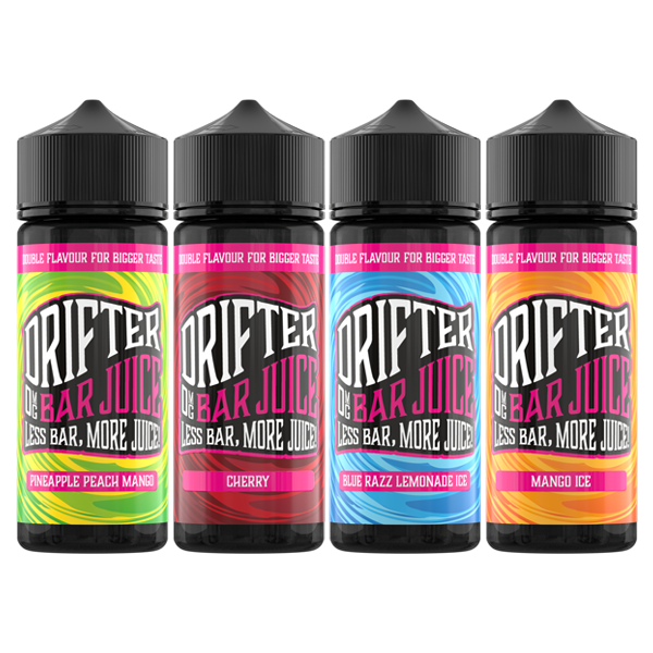 Drifter Bar Juice Shortfill - 100ml (50VG/50PG) - Shop Now at  Sweet Geez Vapes