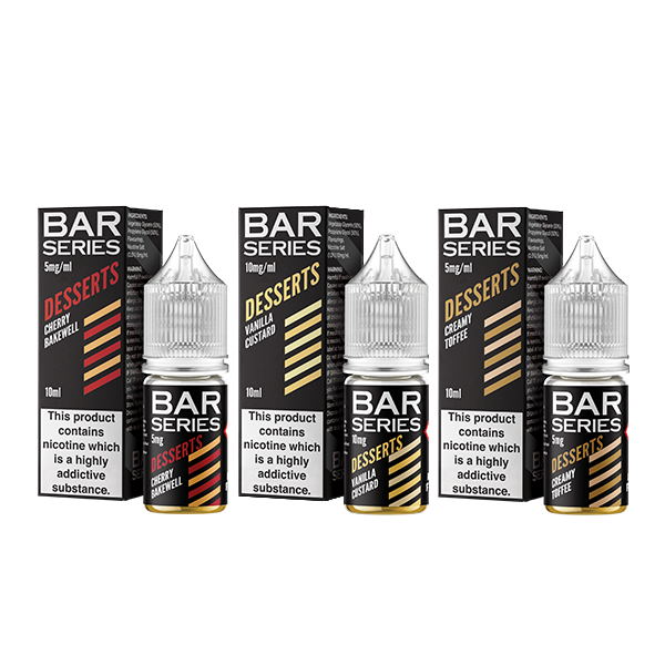 5mg Bar Series Desserts 10ml Nic Salts (50VG/50PG) - Sweet Geez Vapes