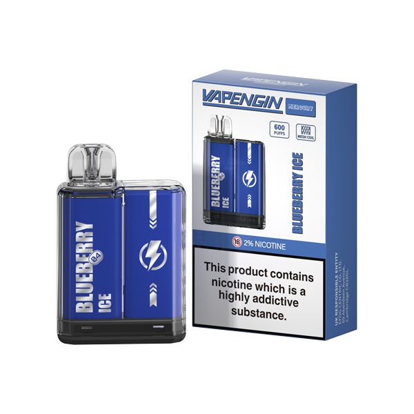  20mg Vapengin Mercury Disposable Vape Device 600 Puffs