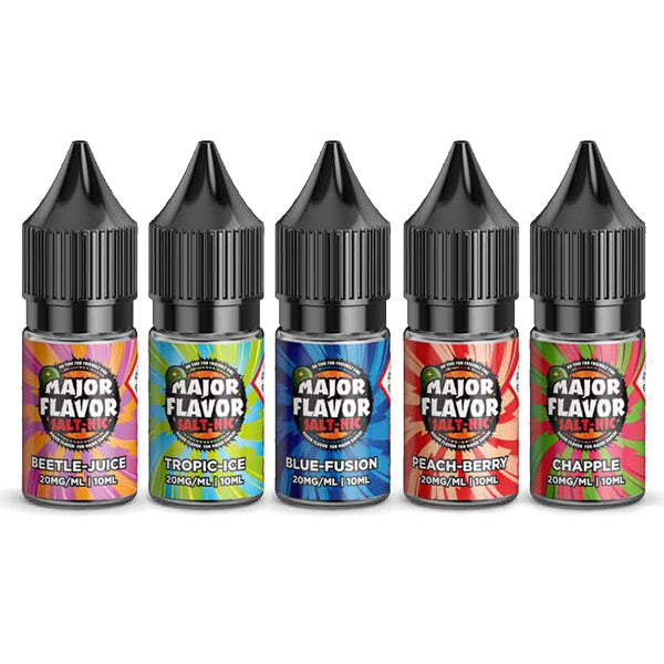 10mg Major Flavor Nic Salts - 10ml (60VG/40PG)