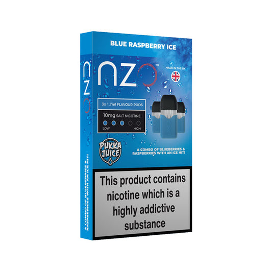 NZO 20mg Pukka Juice Salt  Pre-Filled Cartridges with Red Liquids Nic Salt (50VG/50PG) - Sweet Geez Vapes