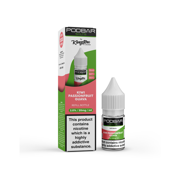  Podbar Salts by Kingston - Shop 10ml Refill Nic Salts