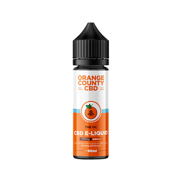 Orange County CBD 1500mg E-liquide CBD à large spectre 50ml (50VG/50PG)