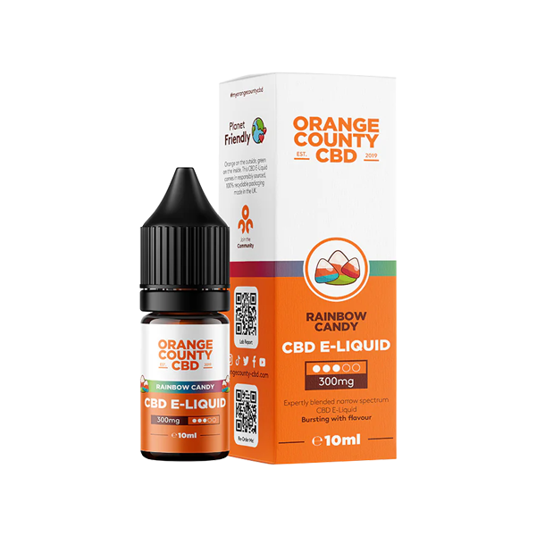  Buy Orange County CBD 300mg E-liquid 10ml | Sweet Geez Vapes