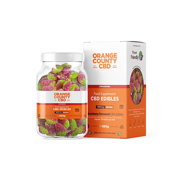 Bonbons gélifiés Orange County CBD 4800 mg - Grand paquet