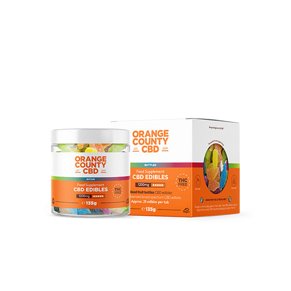 Bonbons gélifiés Orange County CBD 1200 mg - Petit paquet