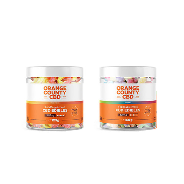 Bonbons gélifiés Orange County CBD 1200 mg - Petit paquet