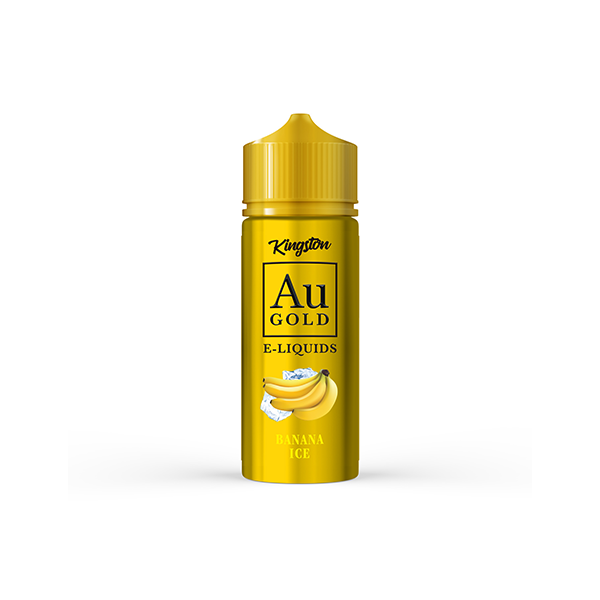 0 mg AU Gold par Kingston 100 ml E-liquide Shortfill (70VG/30PG)