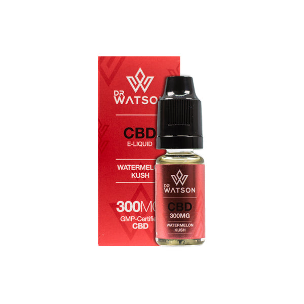Dr Watson 300mg CBD Vaping Liquid 10ml - Sweet Geez Vapes