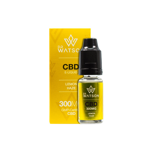 Dr Watson 300mg CBD Vaping Liquid 10ml - Sweet Geez Vapes