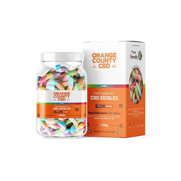 Orange County CBD 4800mg Gummies - Large Pack - Sweet Geez Vapes