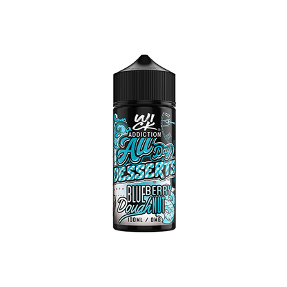 Wick Addiction All Day Desserts 100ml Shortfill 0mg (70VG/30PG) - Sweet Geez Vapes