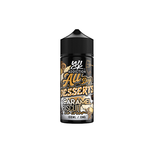  Wick Addiction All Day Desserts 100ml - Sweet E-Liquid Shortfills