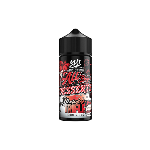  Wick Addiction All Day Desserts 100ml - Sweet E-Liquid Shortfills