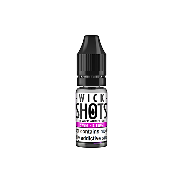 18mg Wick Addiction Wick Shot Sweet Nic Shot - 10ml (70VG/30PG)