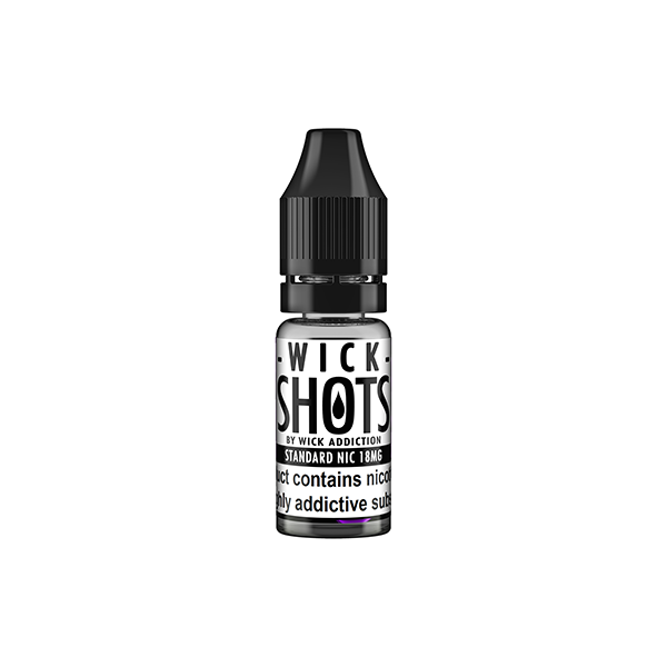 18mg Wick Addiction Wick Shot Nic Shot - 10ml (70VG/30PG)