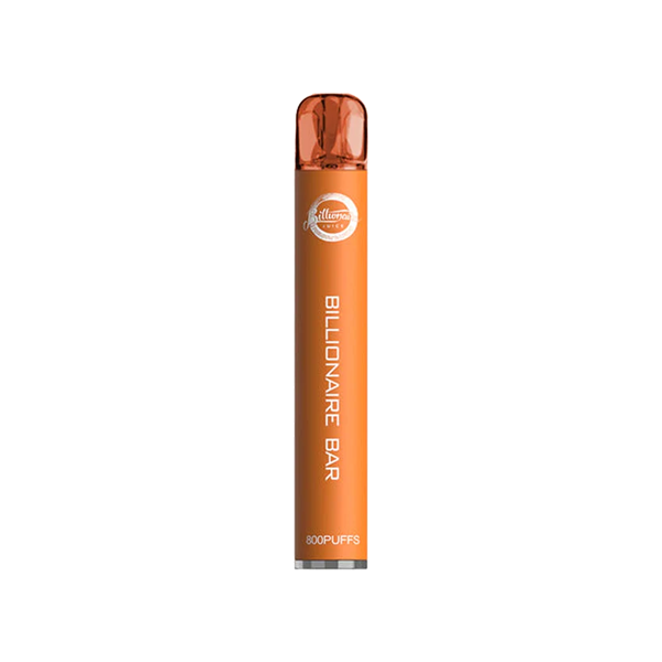 20mg Billionaire Bar 800 Disposable Vape Device - 800 Puffs - Shop Now at  Sweet Geez Vapes