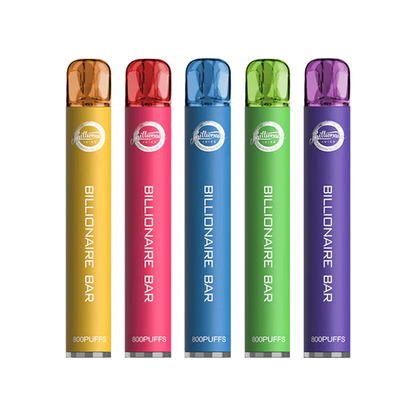 20mg Billionaire Bar 800 Disposable Vape Device - 800 Puffs - Shop Now at  Sweet Geez Vapes