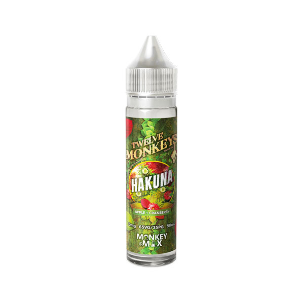 E-Liquide Twelve Monkeys 50ml Shortfill