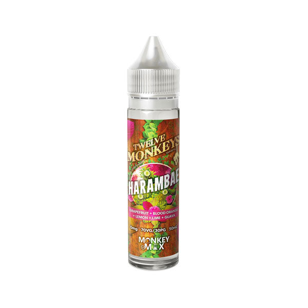 E-Liquide Twelve Monkeys 50ml Shortfill