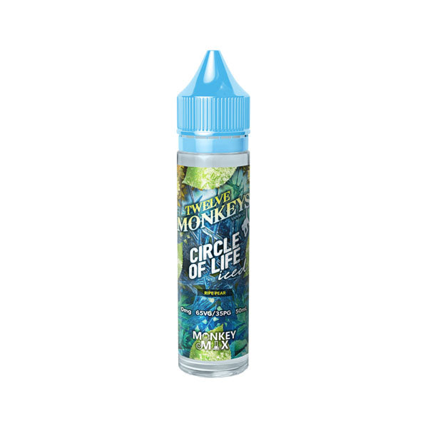 Twelve Monkeys Ice Age Shortfill E-Liquid - 50ml (70VG/30PG)