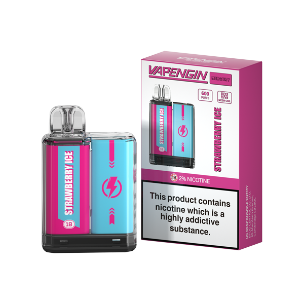  20mg Vapengin Mercury Disposable Vape Device 600 Puffs