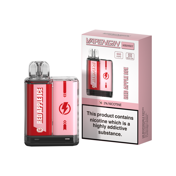  20mg Vapengin Mercury Disposable Vape Device 600 Puffs