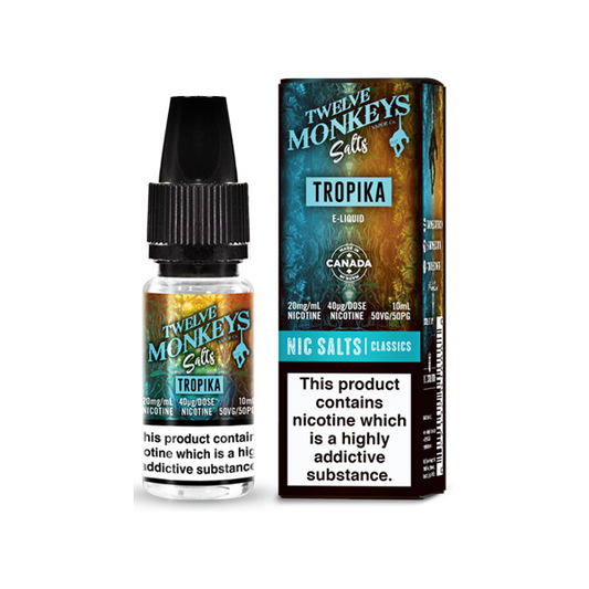 Twelve Monkeys Classics 10ml Nic Salt E-liquid | 10mg (50VG/50PG)