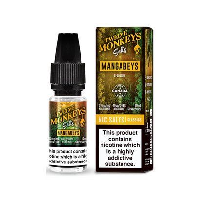 Twelve Monkeys Classics 10ml Nic Salt E-liquid | 10mg (50VG/50PG)