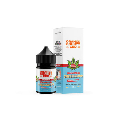 Orange County CBD Cali Range 2500mg CBD 50ml E-liquid (60VG/40PG) - Shop Now at  Sweet Geez Vapes