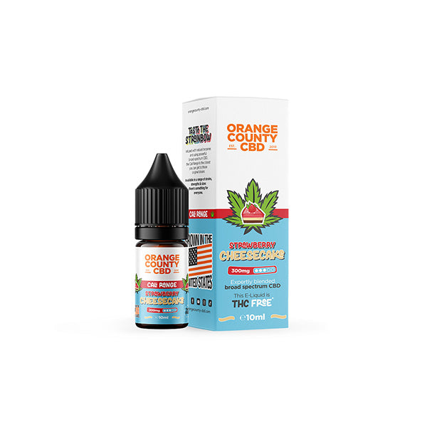 Orange County CBD Cali Range 300mg CBD 10ml E-liquid (60VG/40PG) - Sweet Geez Vapes