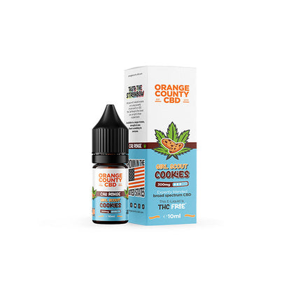 Orange County CBD Cali Range 300mg CBD 10ml E-liquid (60VG/40PG) - Sweet Geez Vapes