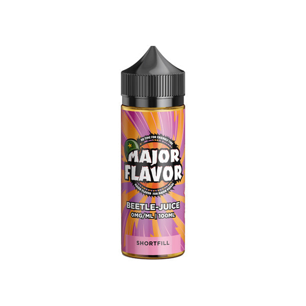 Major Flavor 100ml Shortfill 0mg (70VG/30PG) - Sweet Geez Vapes