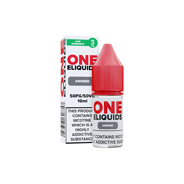 3mg One E-Liquides Aromatisés Nic Shot 10ml (50VG/50PG)