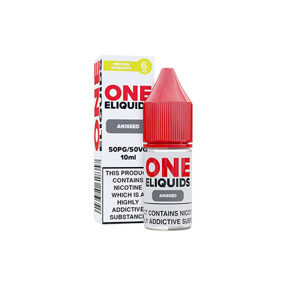 6mg One E-Liquids Flavoured Nic Shot - 10ml (50VG/50PG)