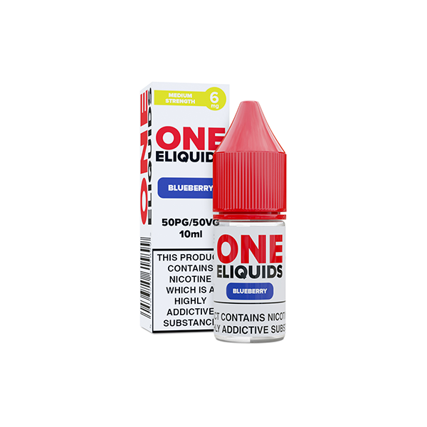 6mg One E-Liquids Flavoured Nic Shot - 10ml (50VG/50PG)