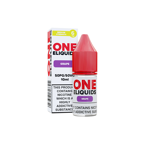 6mg One E-Liquids Flavoured Nic Shot - 10ml (50VG/50PG) - Shop Now at  Sweet Geez Vapes