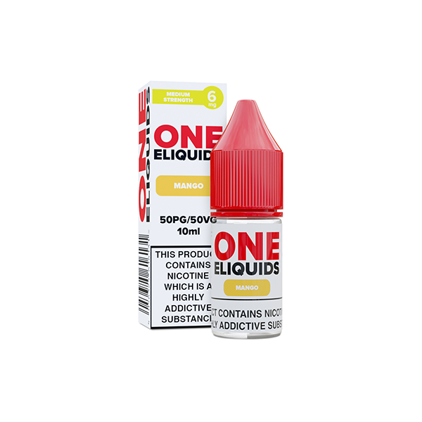 6mg One E-Liquids Flavoured Nic Shot - 10ml (50VG/50PG)