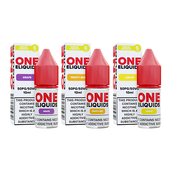 6mg One E-Liquids Flavoured Nic Shot - 10ml (50VG/50PG)