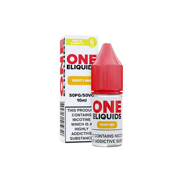 6mg One E-Liquids Flavoured Nic Shot 10ml (50VG/50PG) - Sweet Geez Vapes