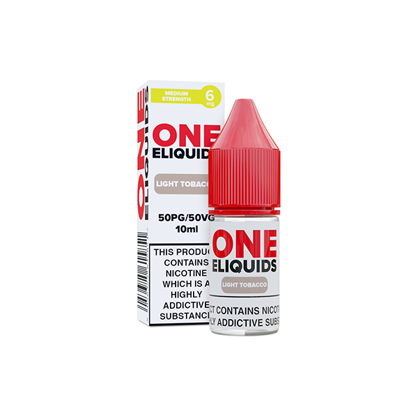 6mg One E-Liquids Flavoured Nic Shot - 10ml (50VG/50PG)