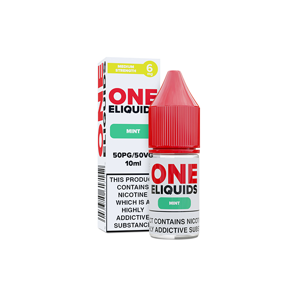 6mg One E-Liquids Flavoured Nic Shot - 10ml (50VG/50PG) - Shop Now at  Sweet Geez Vapes