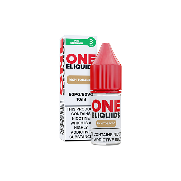 3mg One E-Liquids Flavoured Nic Shot - 10ml (50VG/50PG)