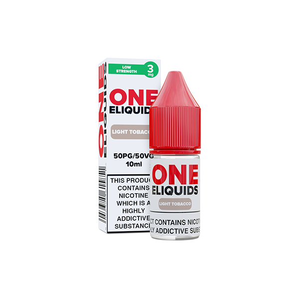 3mg One E-Liquids Flavoured Nic Shot - 10ml (50VG/50PG)