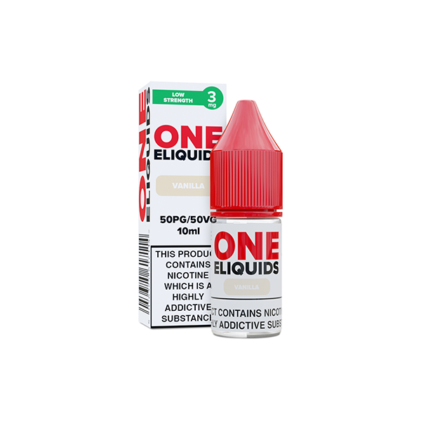 3mg One E-Liquids Flavoured Nic Shot - 10ml (50VG/50PG)